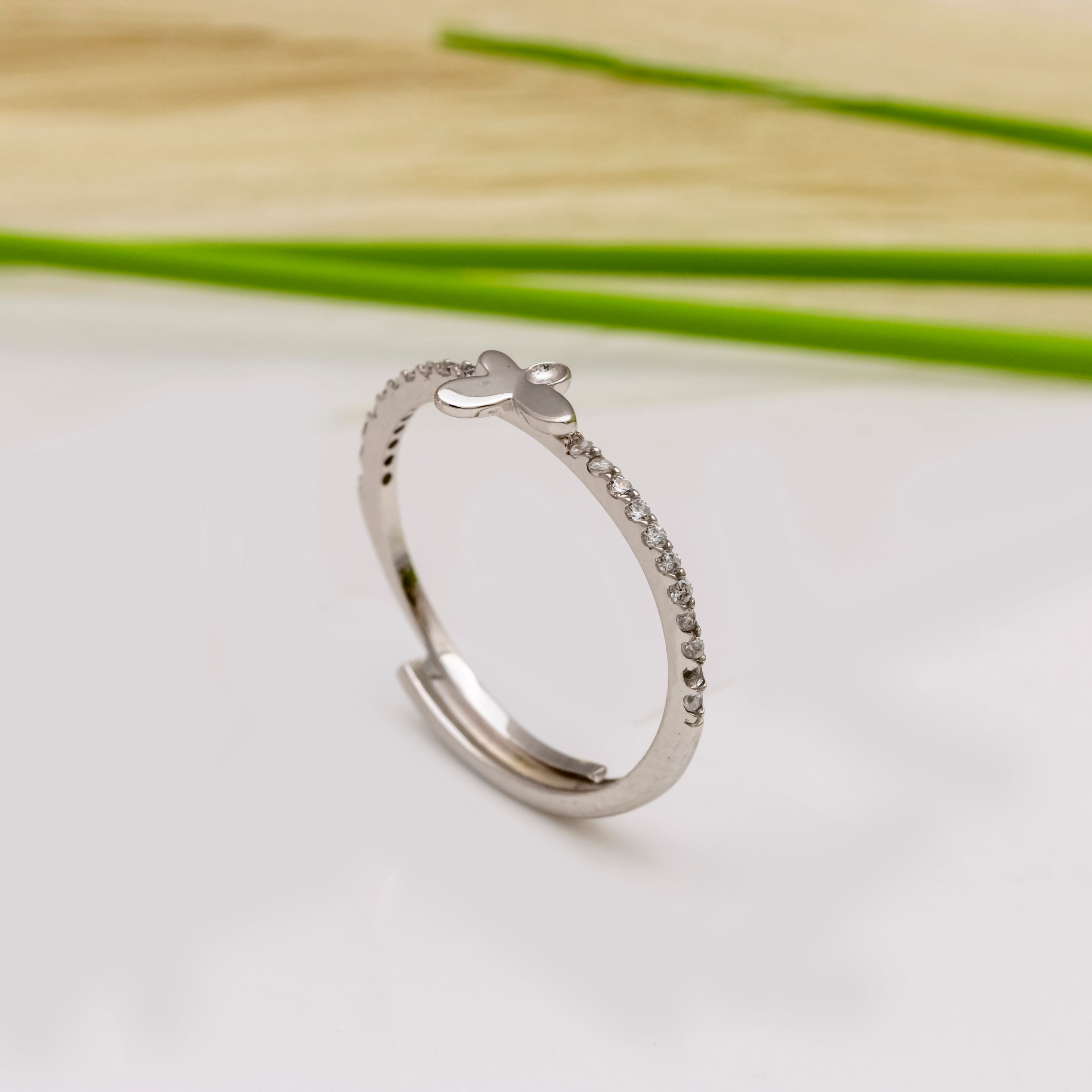 Radiant Whimsy Silver Ring