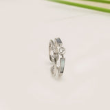 Timeless Radiance  Silver Ring