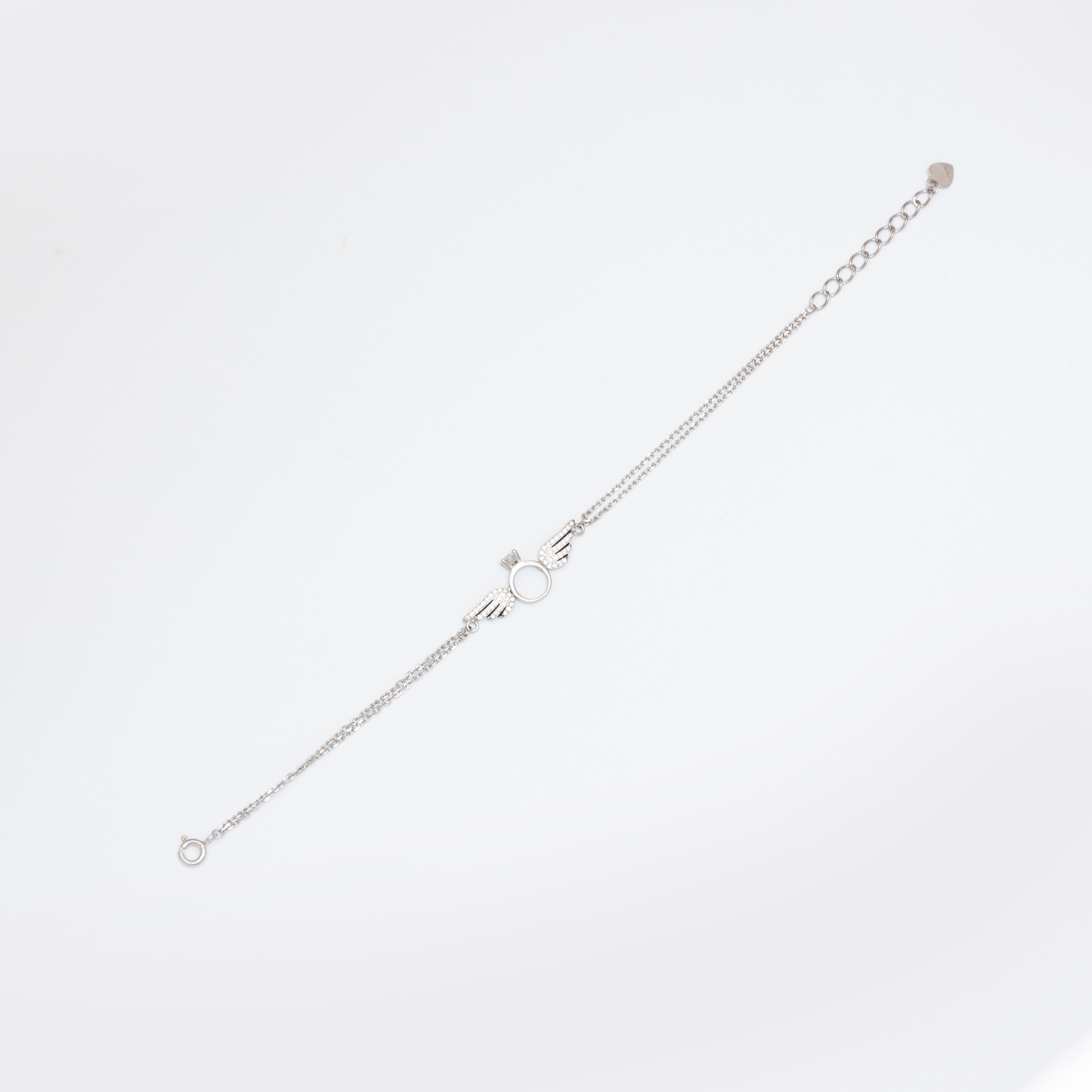 Diamond-Embellished Aether Wings Bracelet