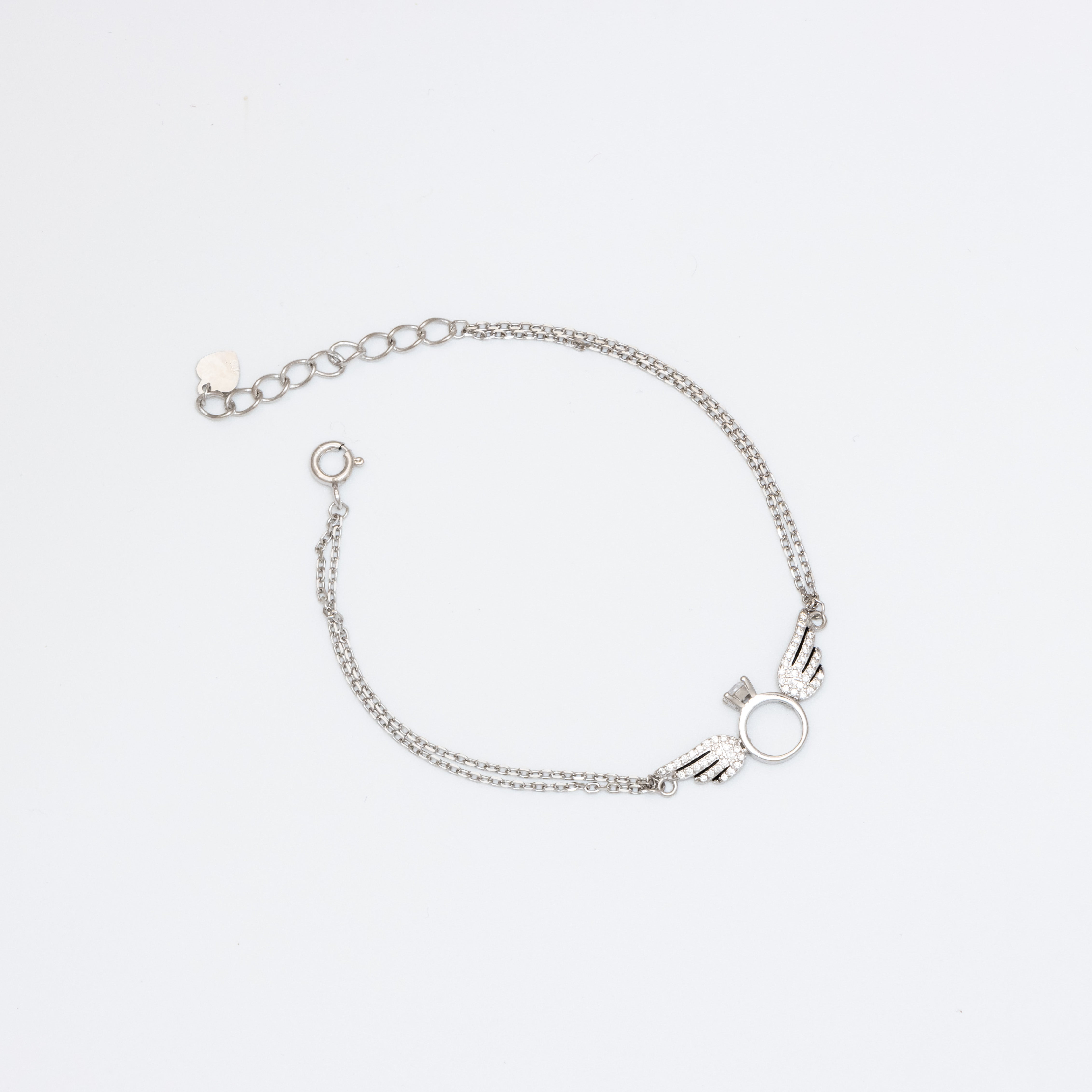 Diamond-Embellished Aether Wings Bracelet