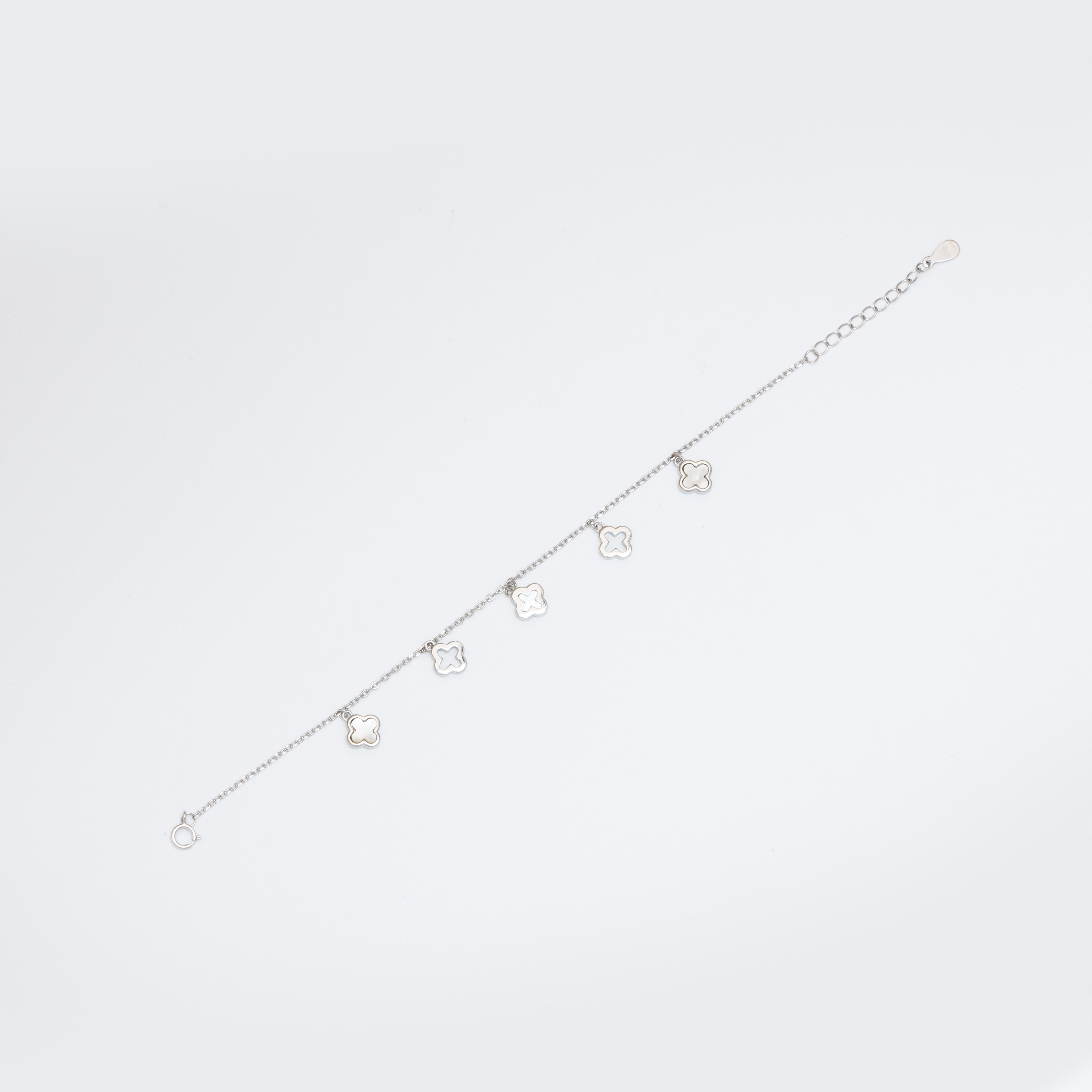 Four Leaf Charm Bracelet