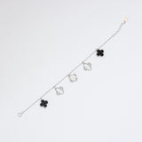 Monochrome Blossom Charm