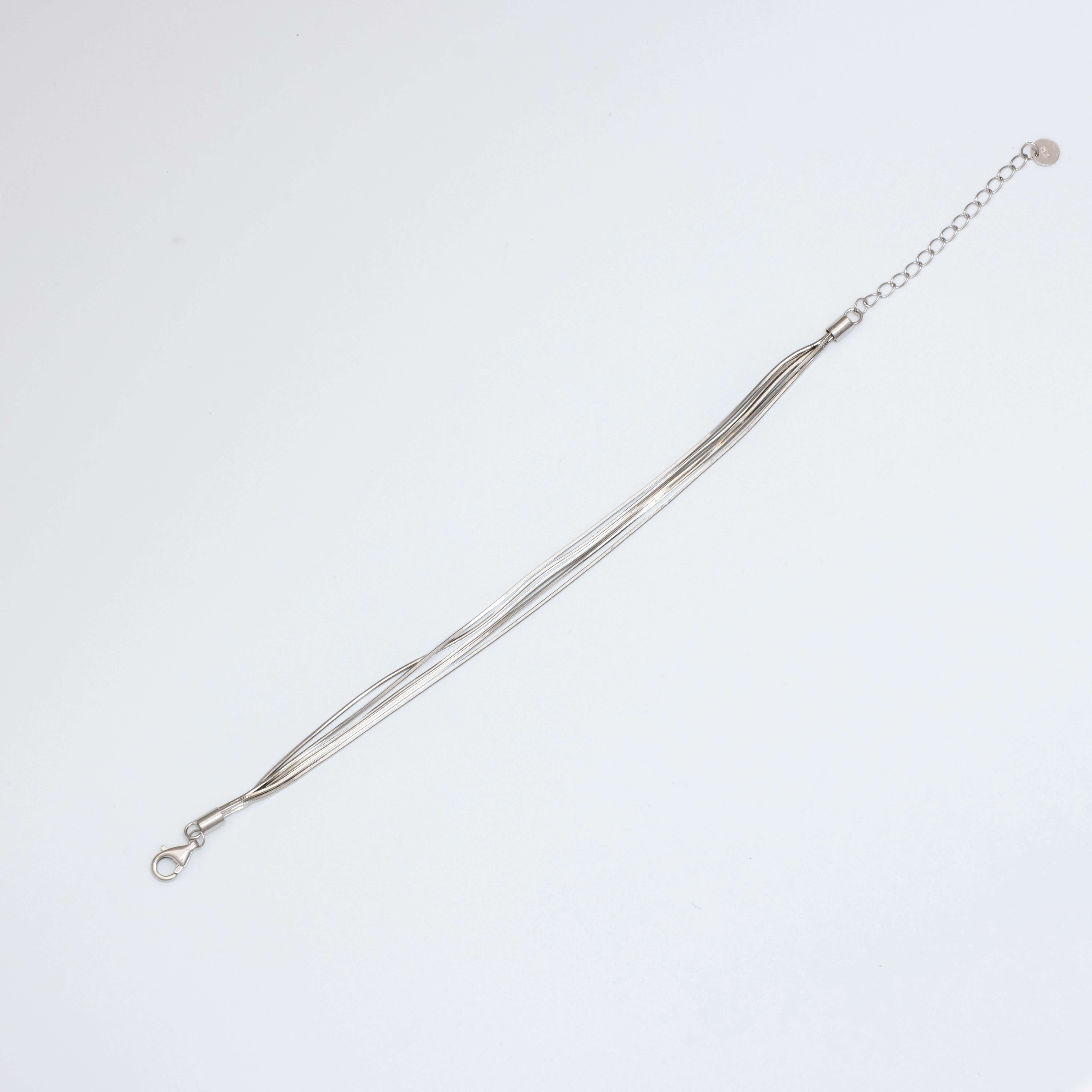 Chain Of Seven Silver Elegance Bracelet