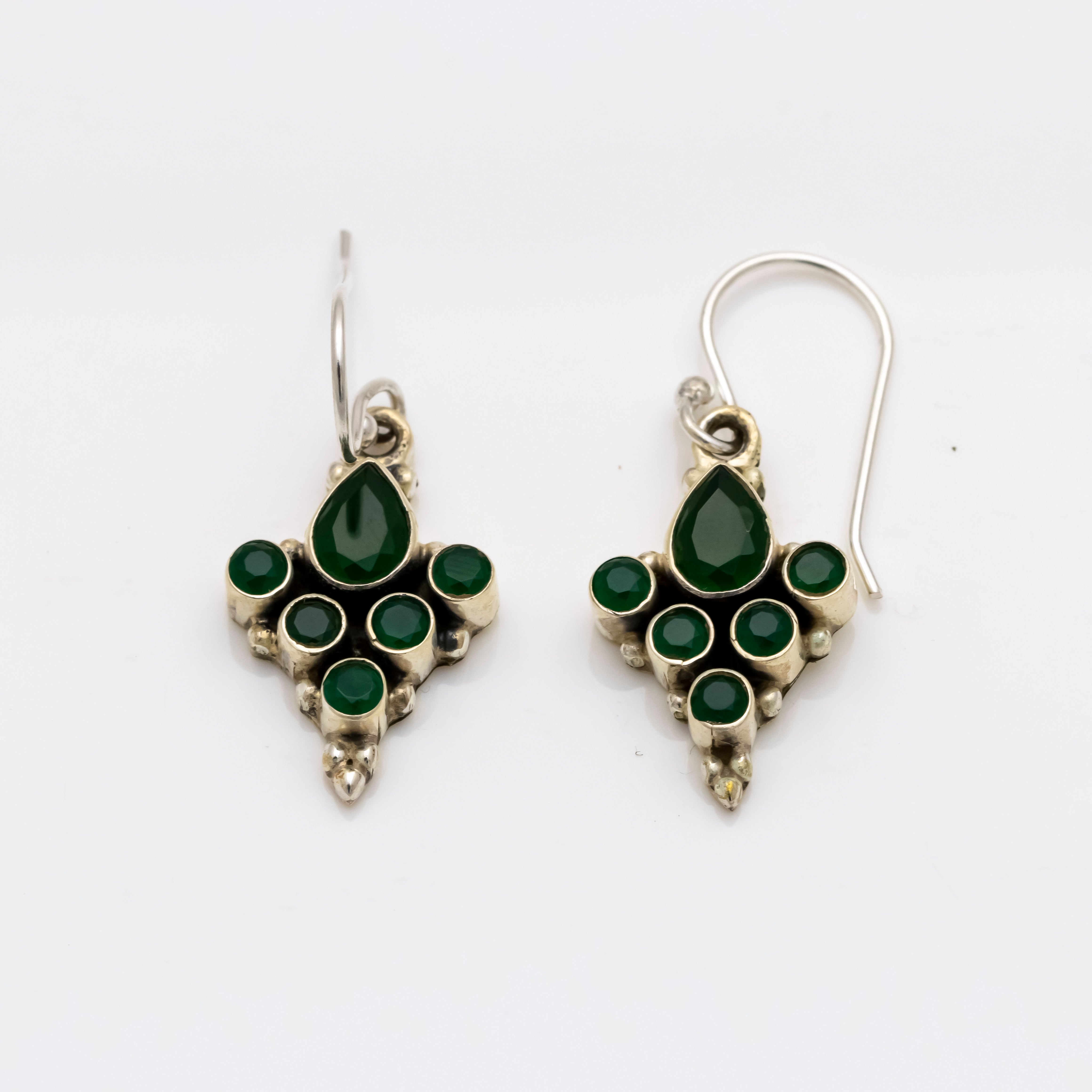 Jadau Panna Pendant set