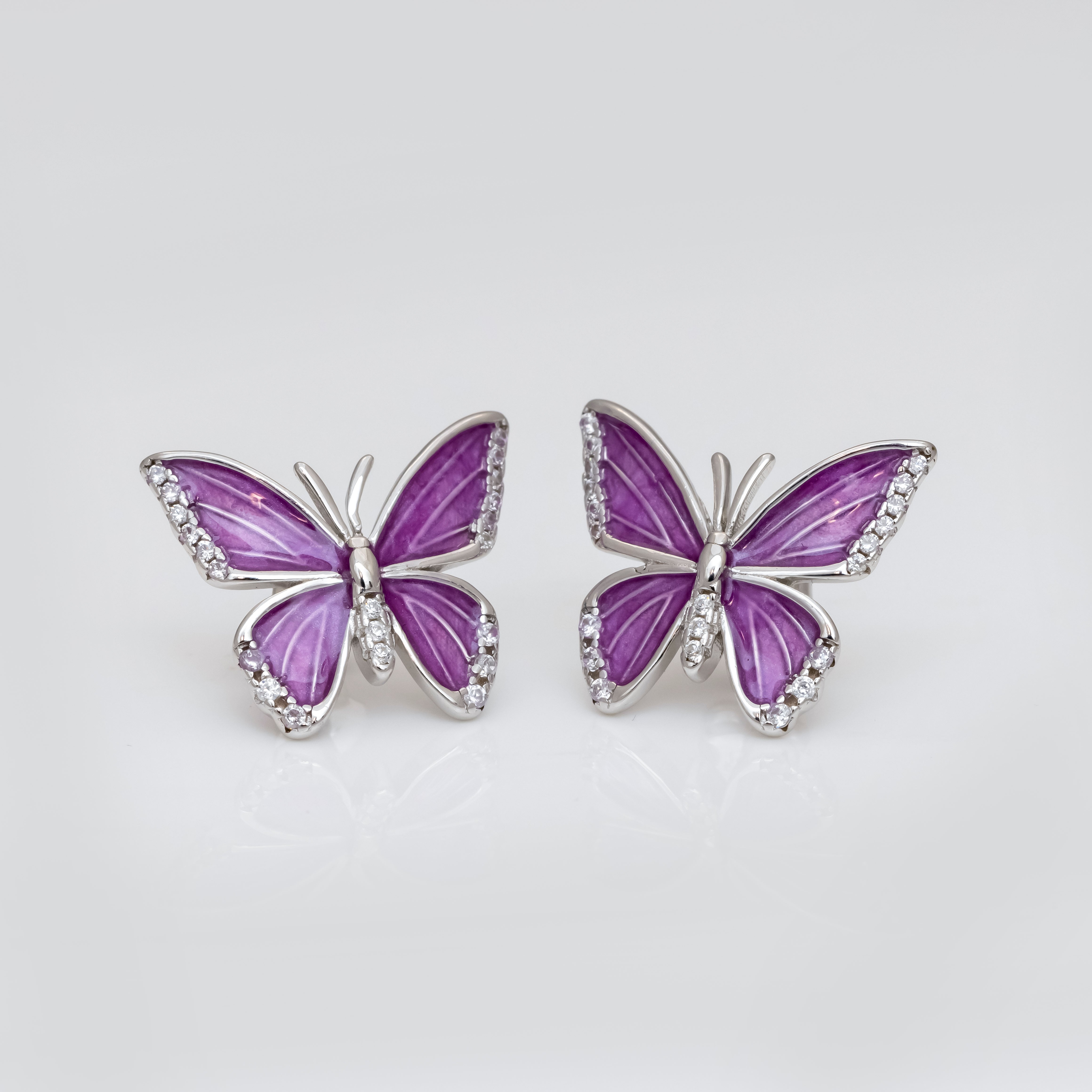 Enchanted Amethyst Butterfly Set