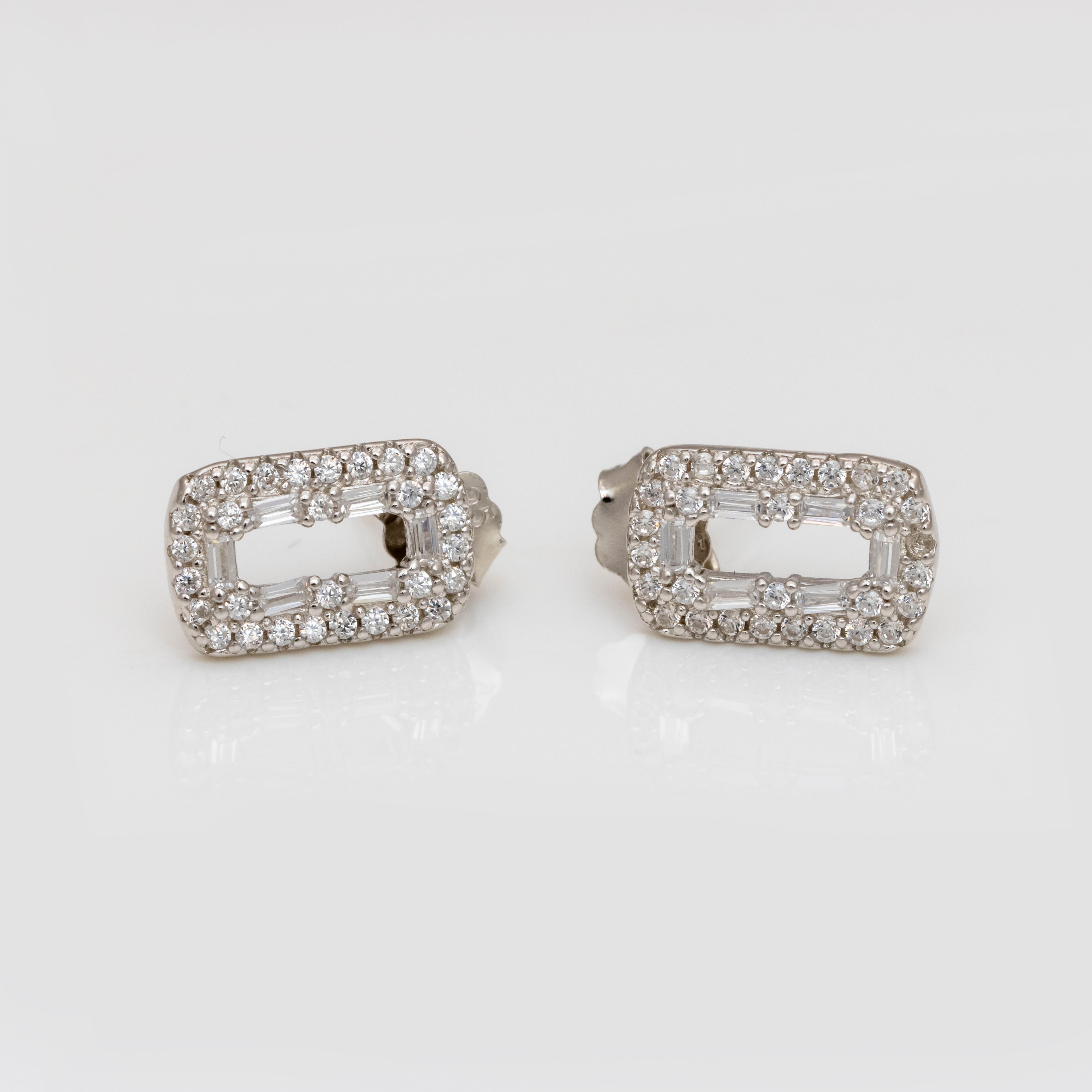 Silver Luster Diamond Drops