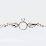 Diamond-Embellished Aether Wings Bracelet