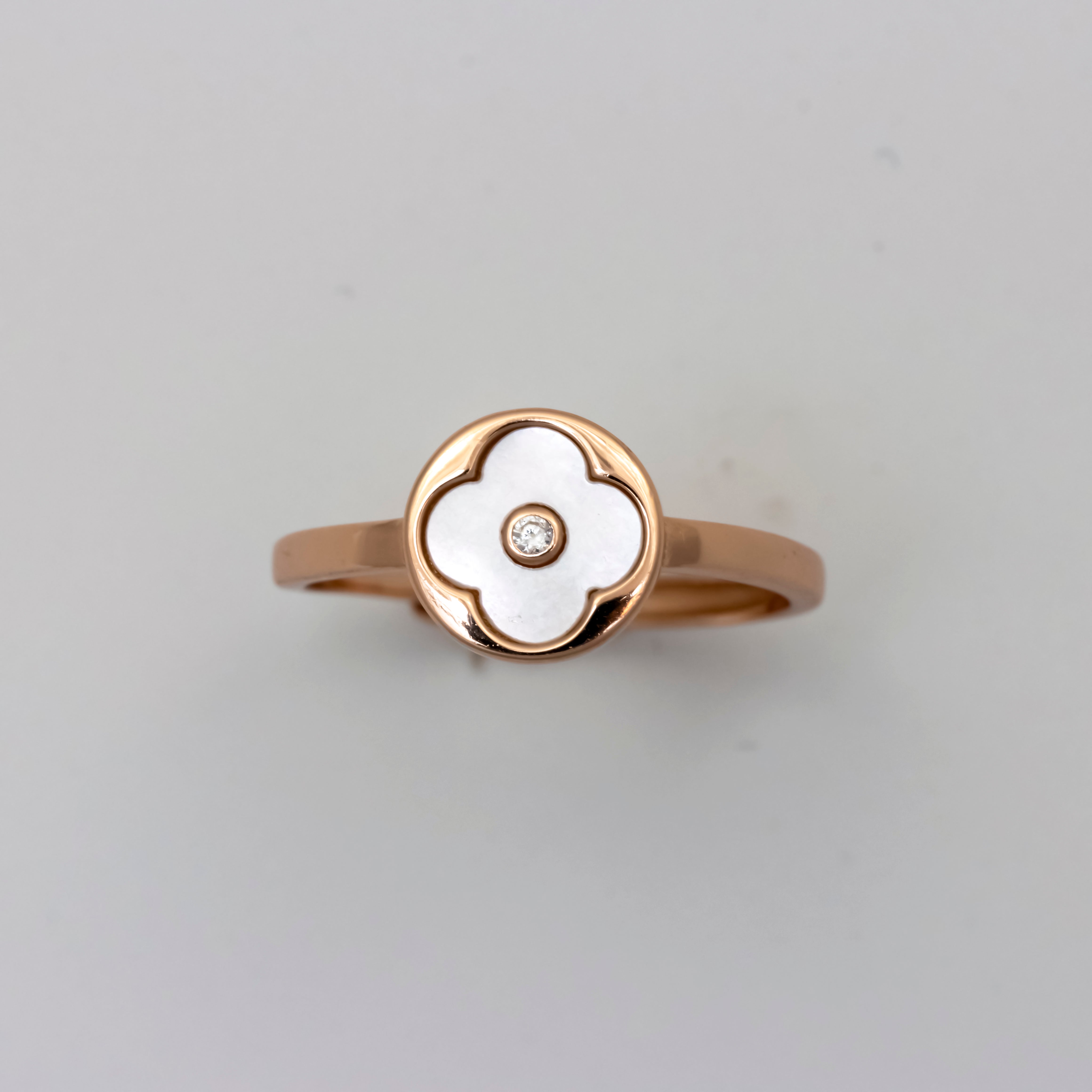 Blossom Luxe Rose Gold Plated Silver Ring
