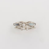 Timeless Radiance  Silver Ring