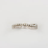 Luminous Pearl and Diamond Band