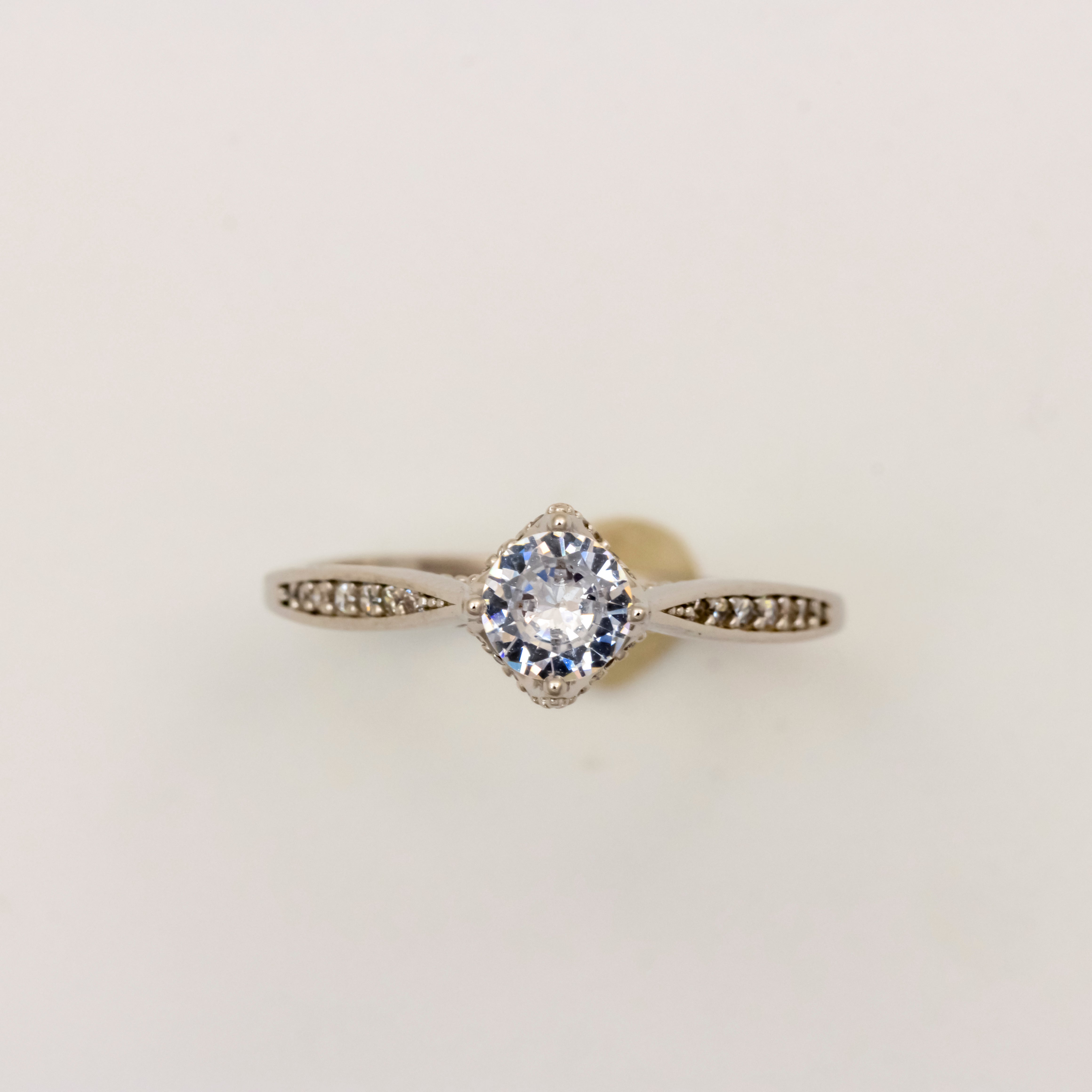 Purely Devoted Promise Silver Ring