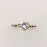 Purely Devoted Promise Silver Ring