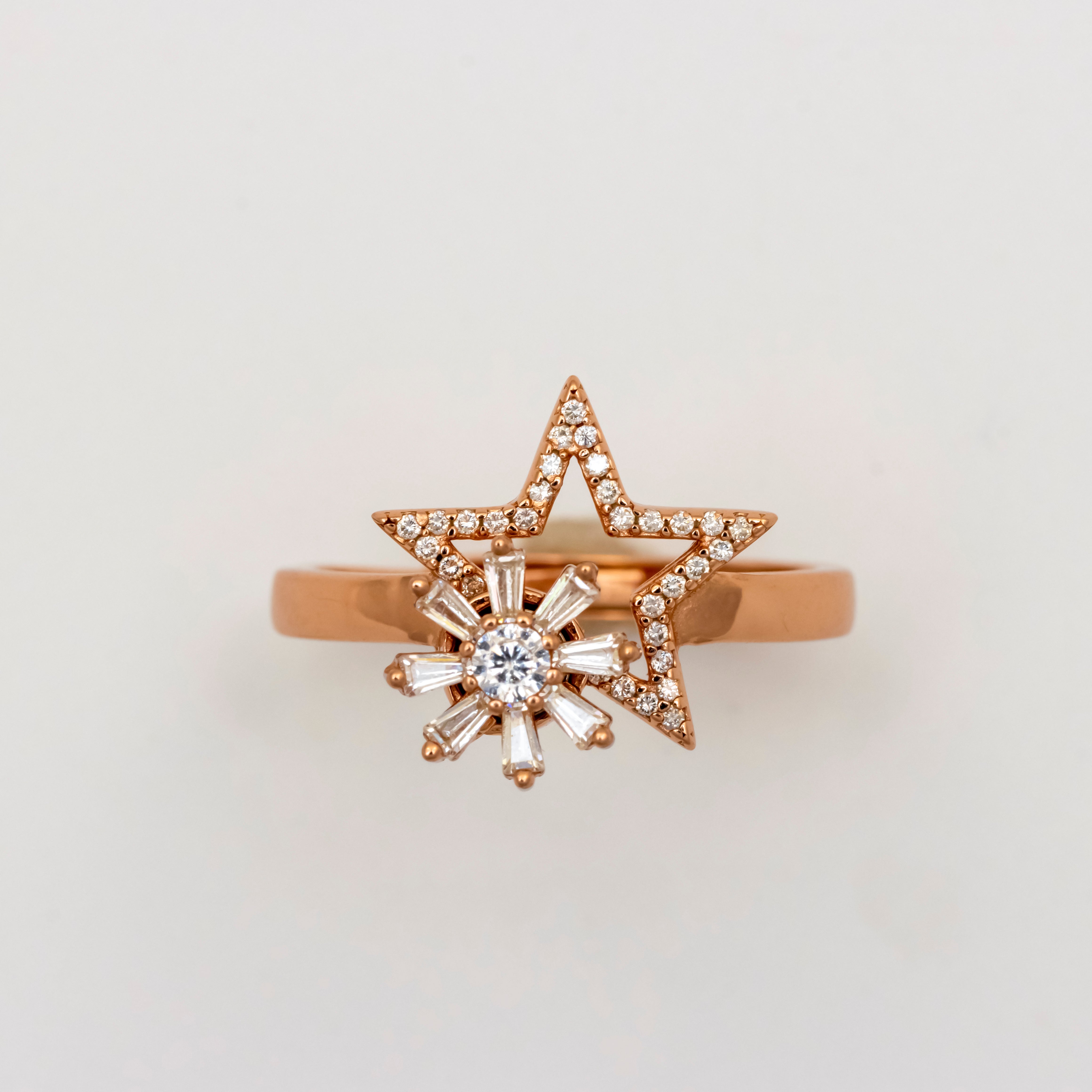 Starlit Rose Ring
