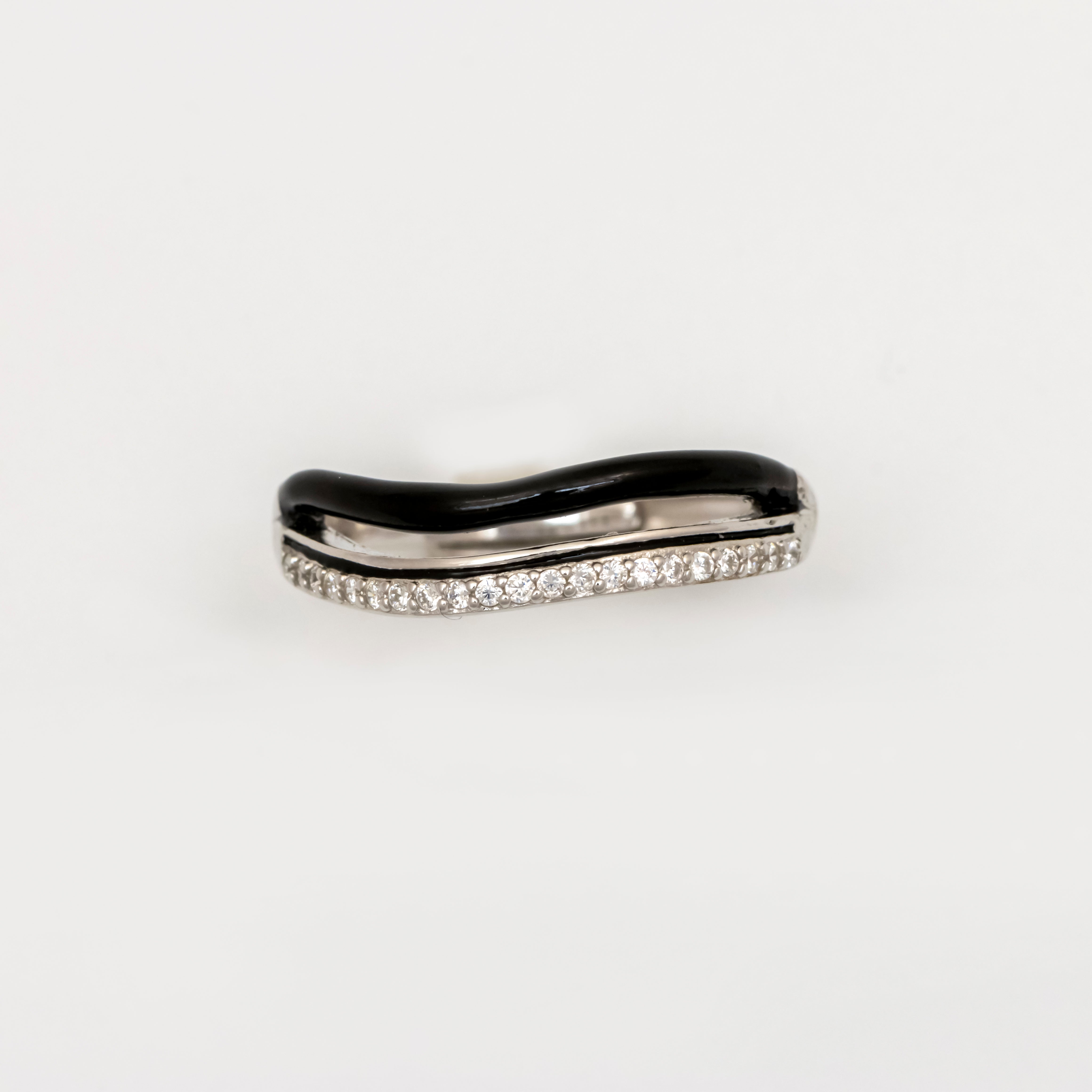 Noir Eclat Silver Band