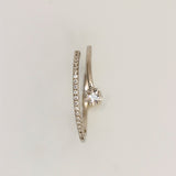 Serene Sparkle Silver Ring