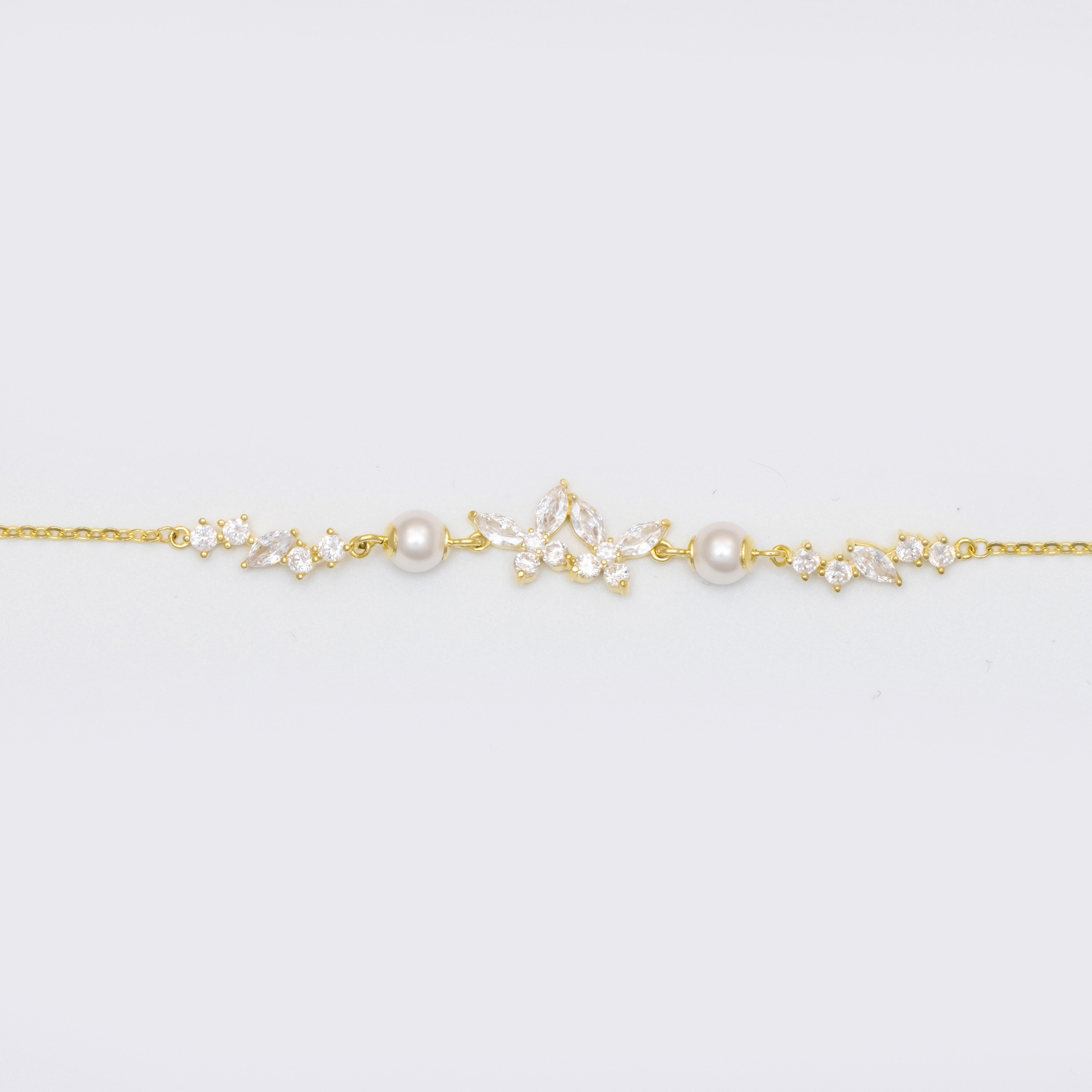 Pearl And Flutter Bracelet