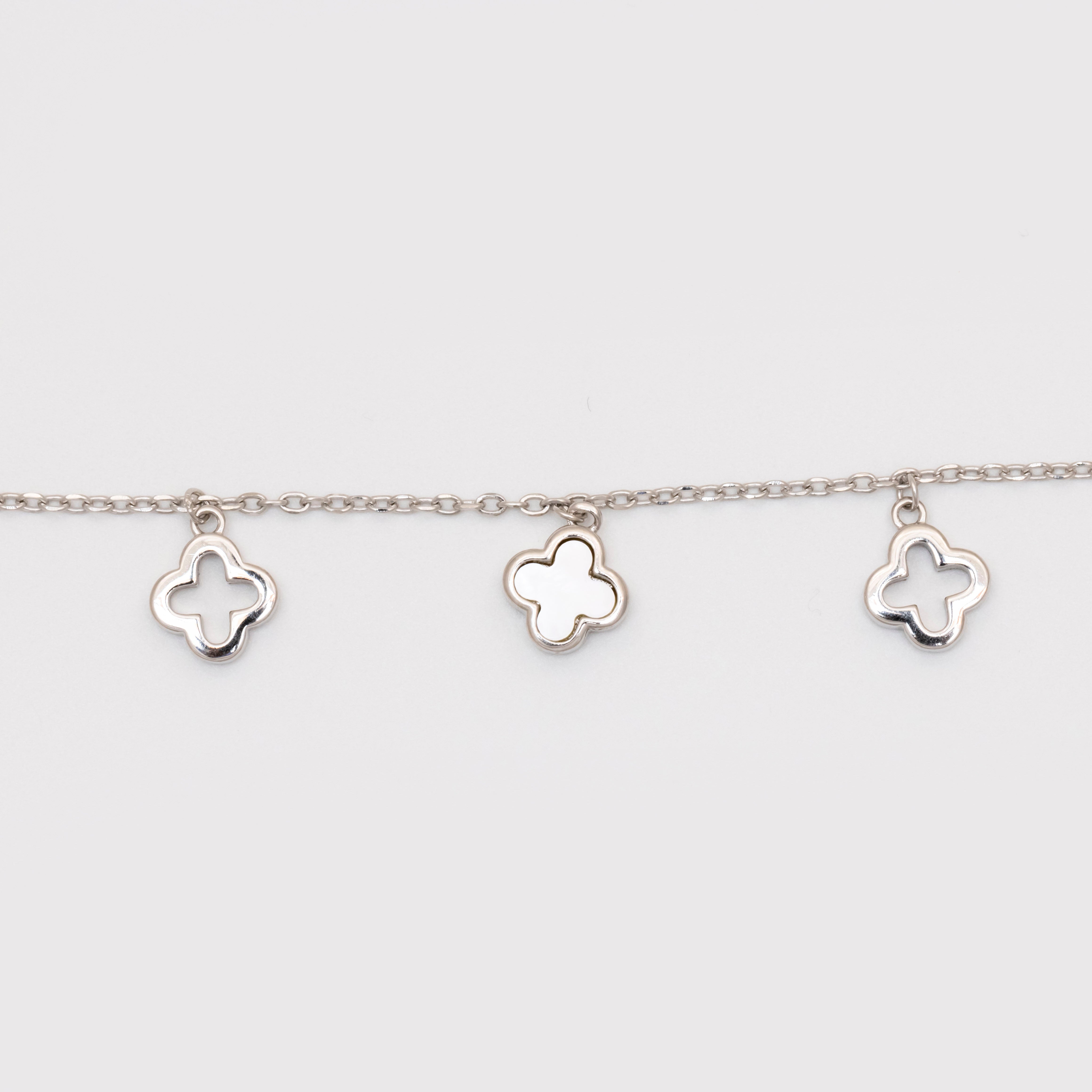 Four Leaf Charm Bracelet