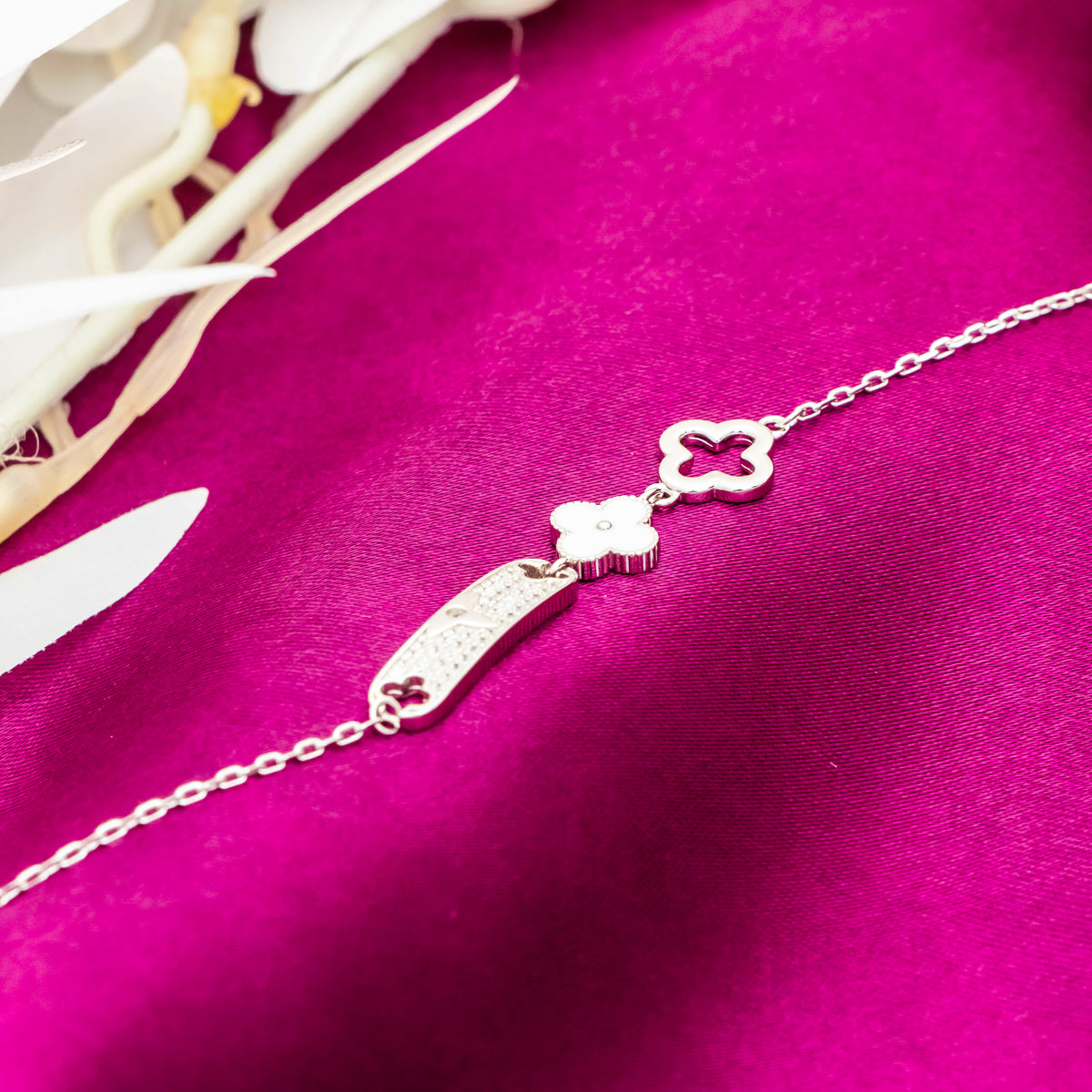 Cherished silver embrace