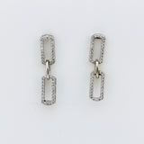 Chic Silver Diamond Accents