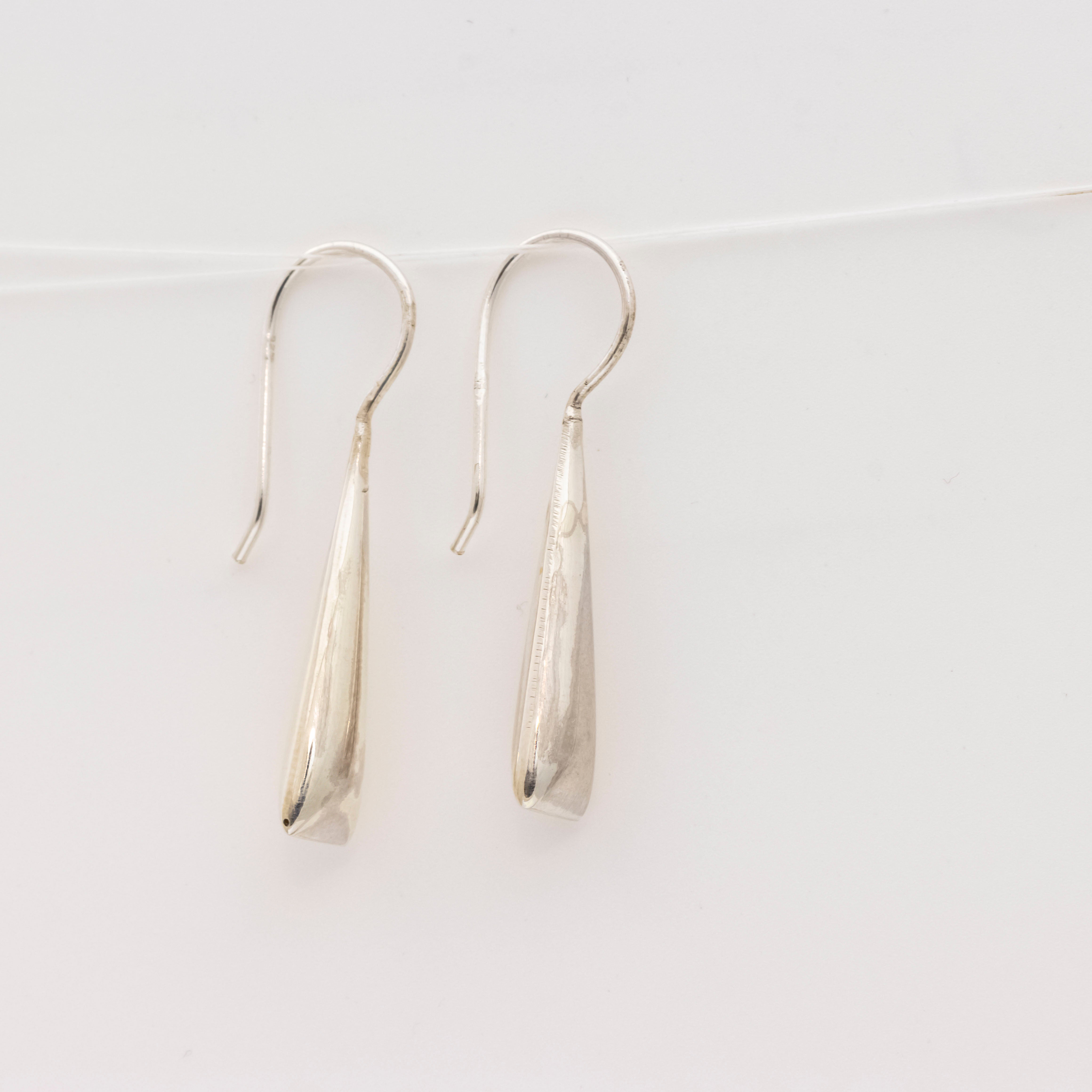 Silver Cascade Earrings