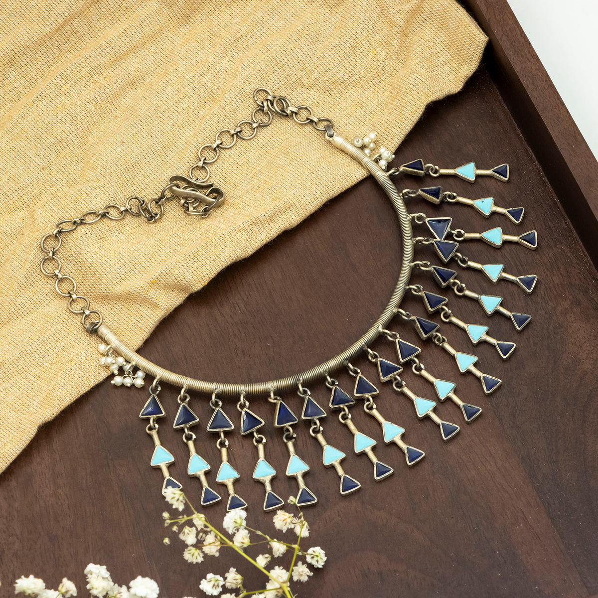 Dance of the Triangles Necklace