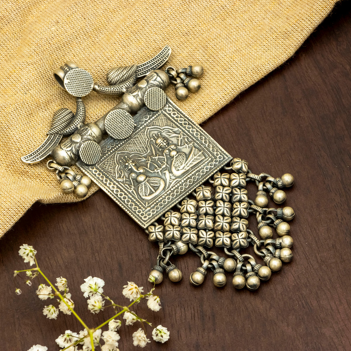 Tribal Thappa Dori Necklace