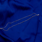 Triple Tone Ball Detail Anklet Pair