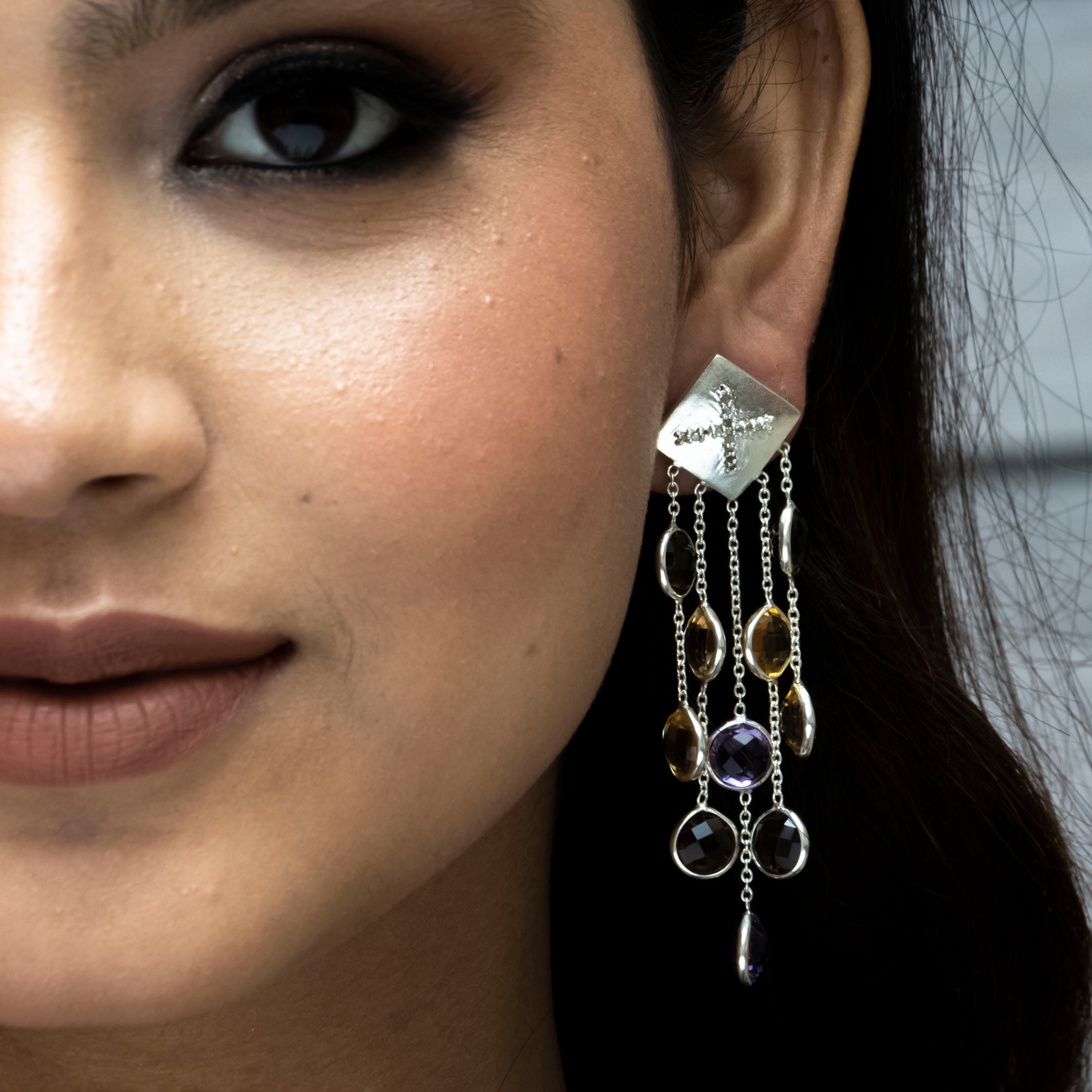 Dance of the Quartz Earings