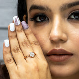 Blossom Luxe Rose Gold Plated Silver Ring