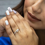 Ethereal Arrow of Elegance Silver Ring