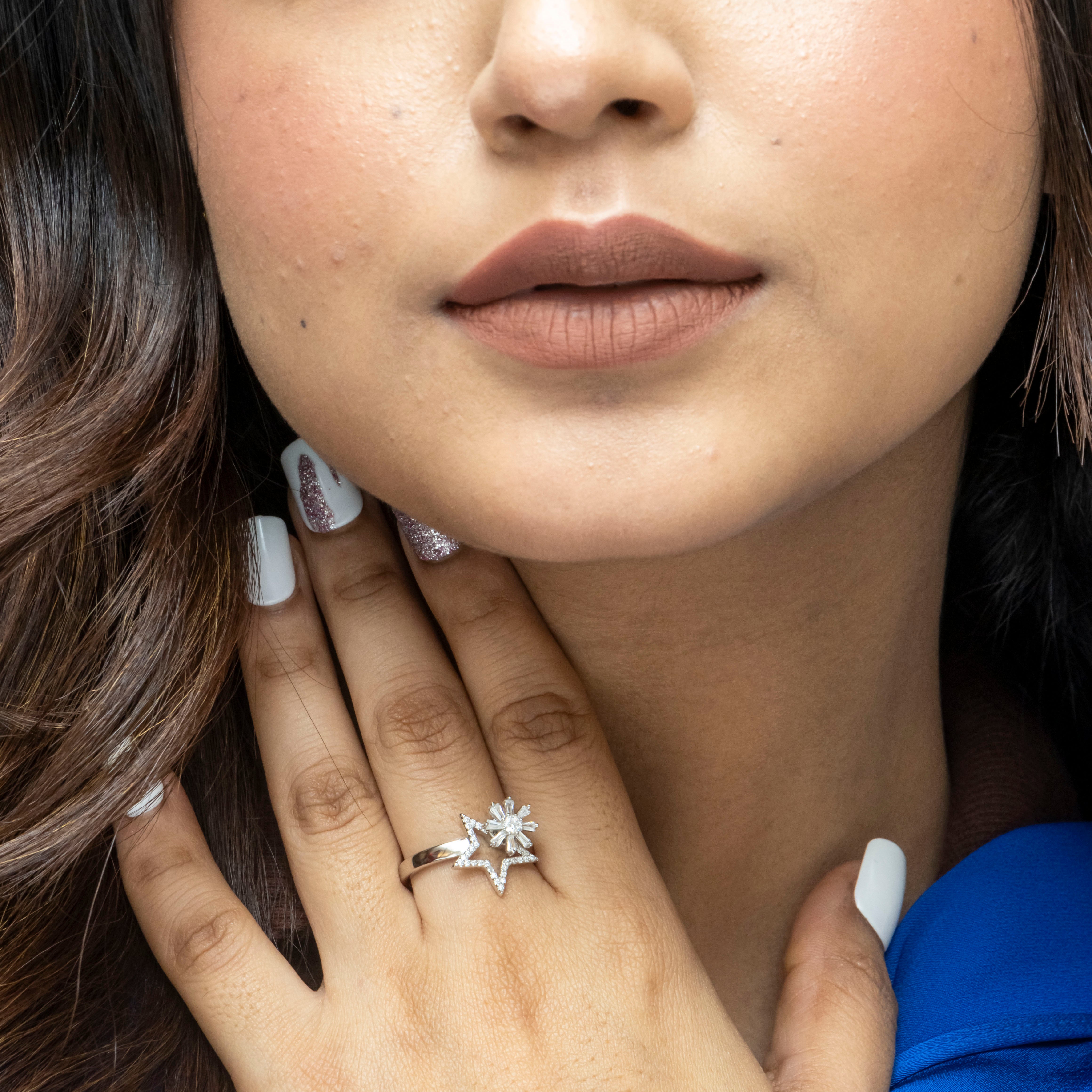 Starlit Silver Ring