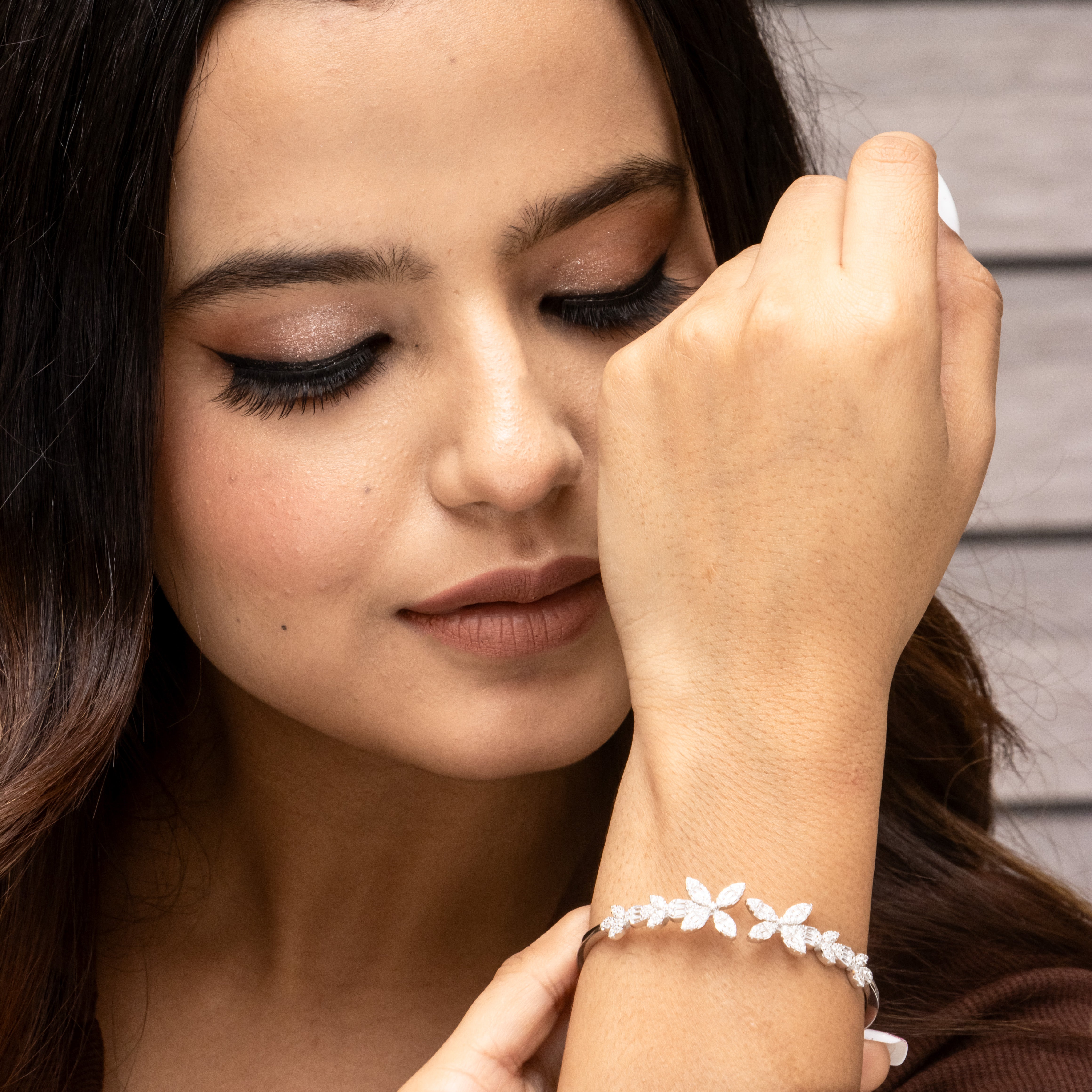 Floral Symphony Diamond Bracelet