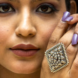 Essence Barfi Silver Ring