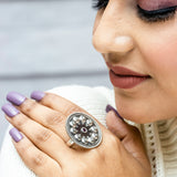 Sequence Daana Detailed Silver Ring