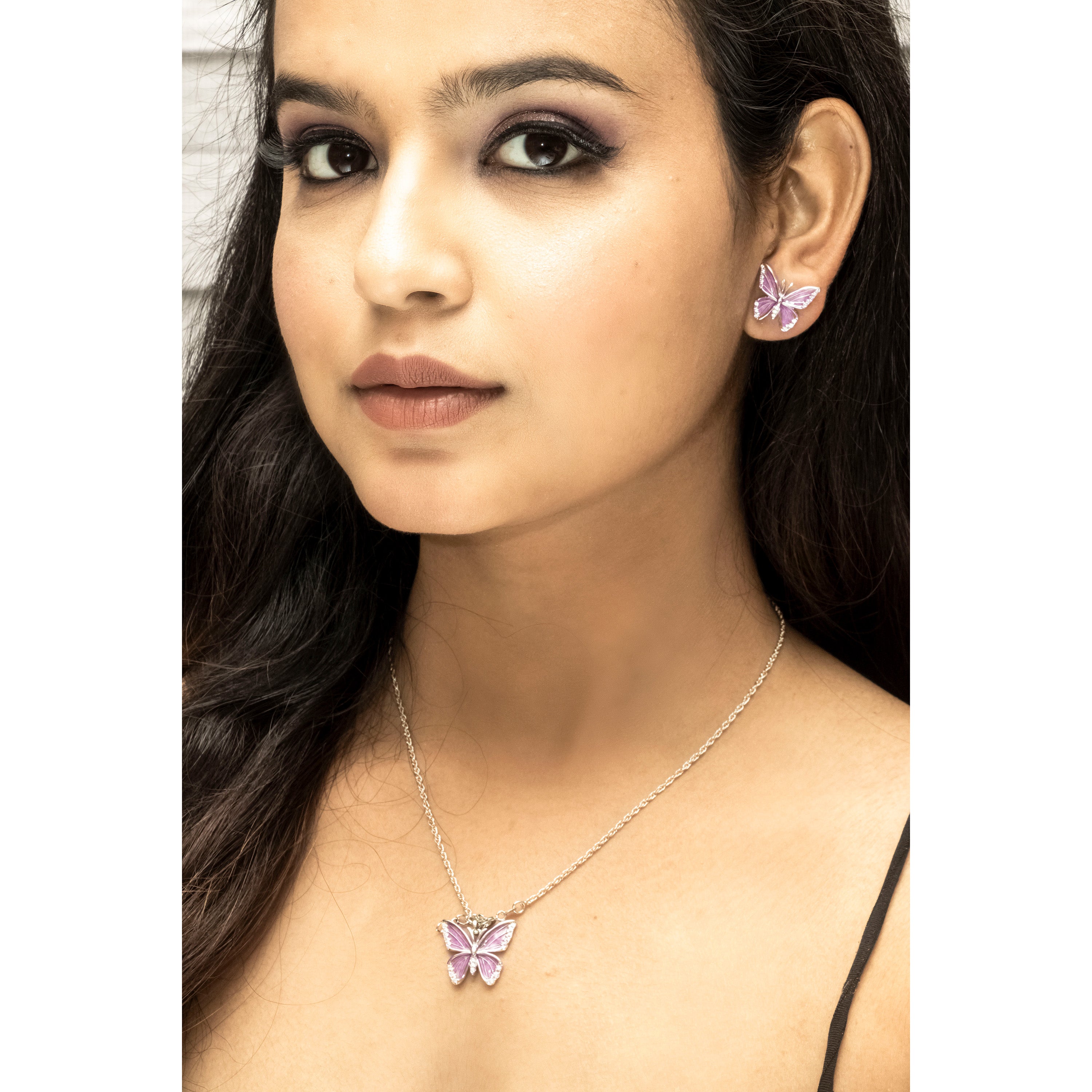 Enchanted Amethyst Butterfly Set