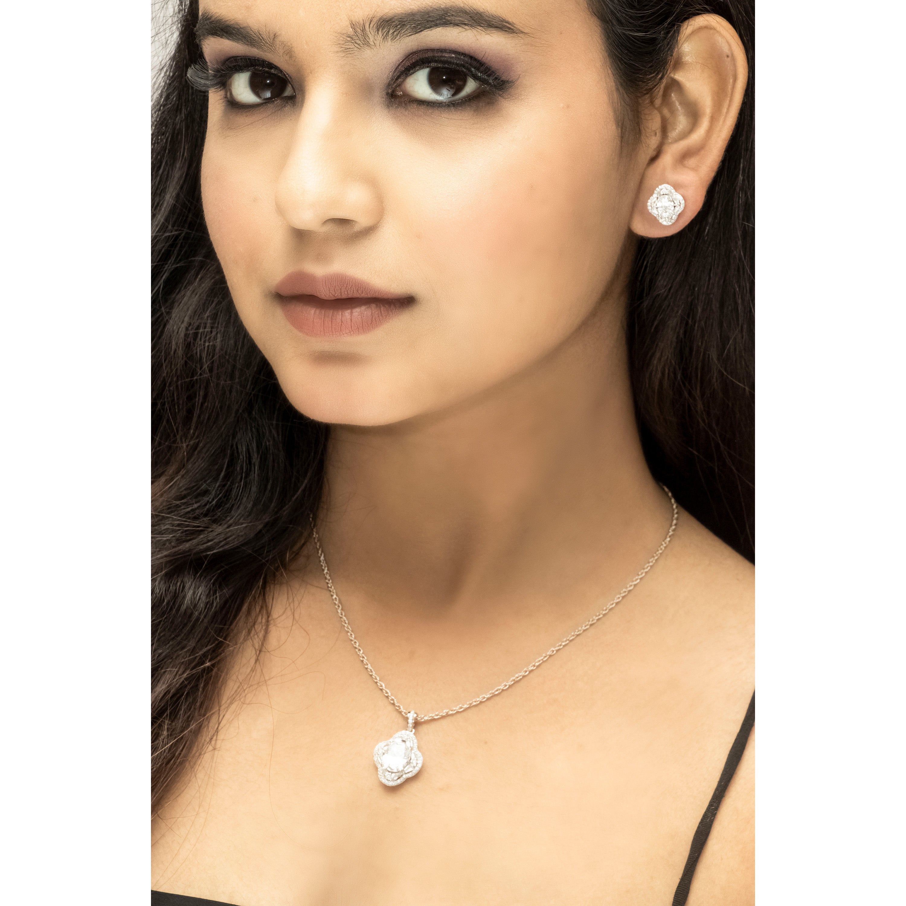 Diamond Dazzle Ensemble Pendant Set