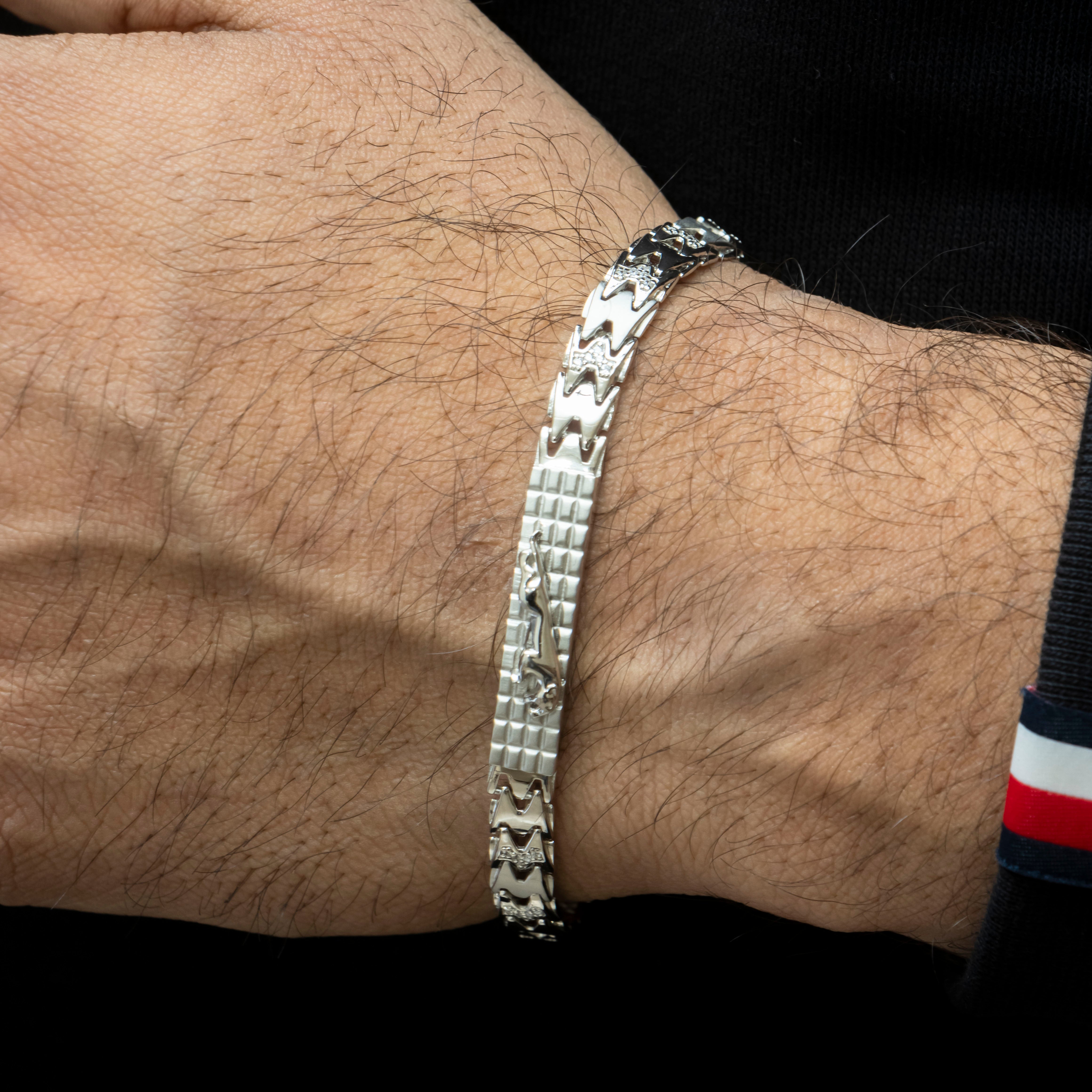 Silver Roar Men's Bracelet