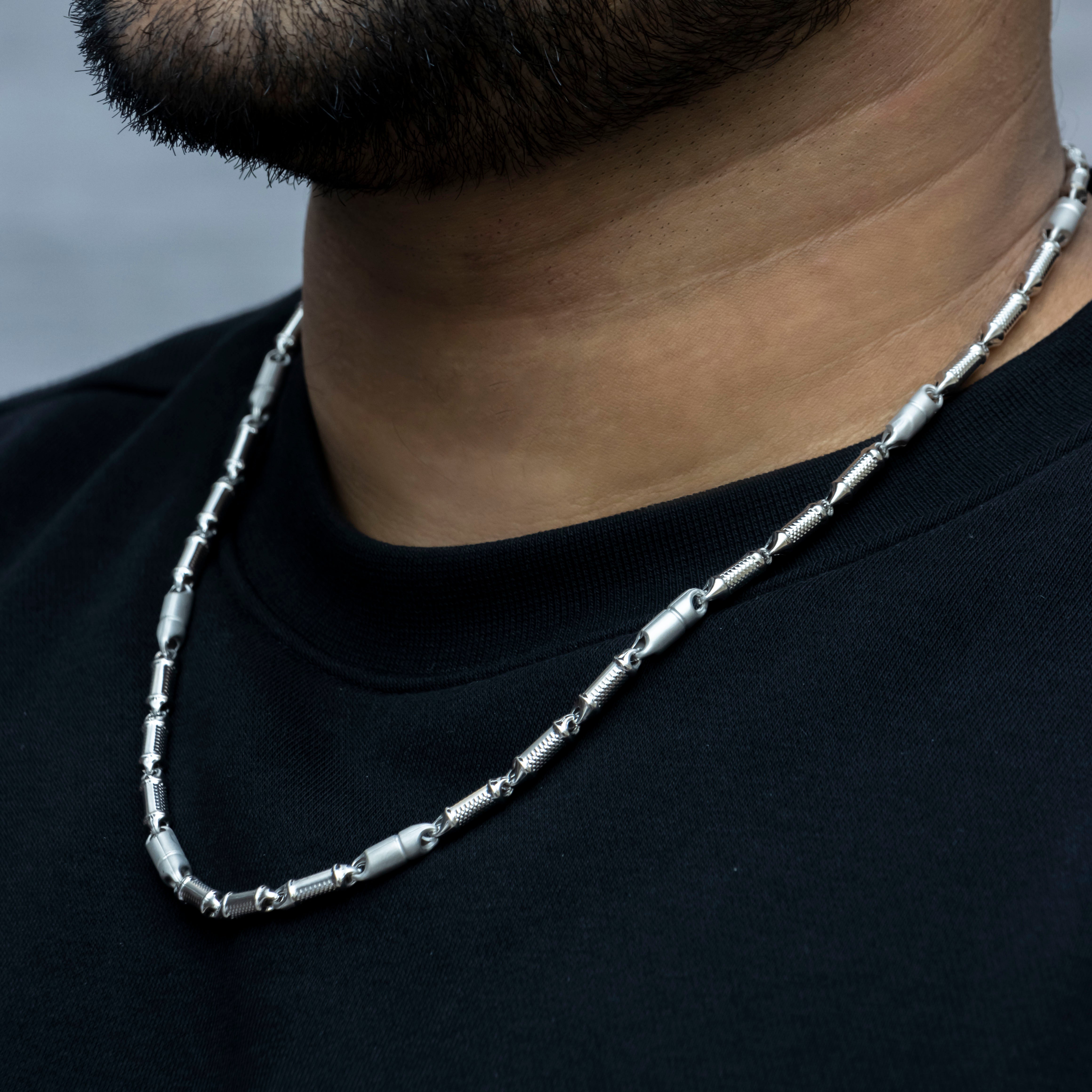 Silver Majesty: Men's 925 Link Chain